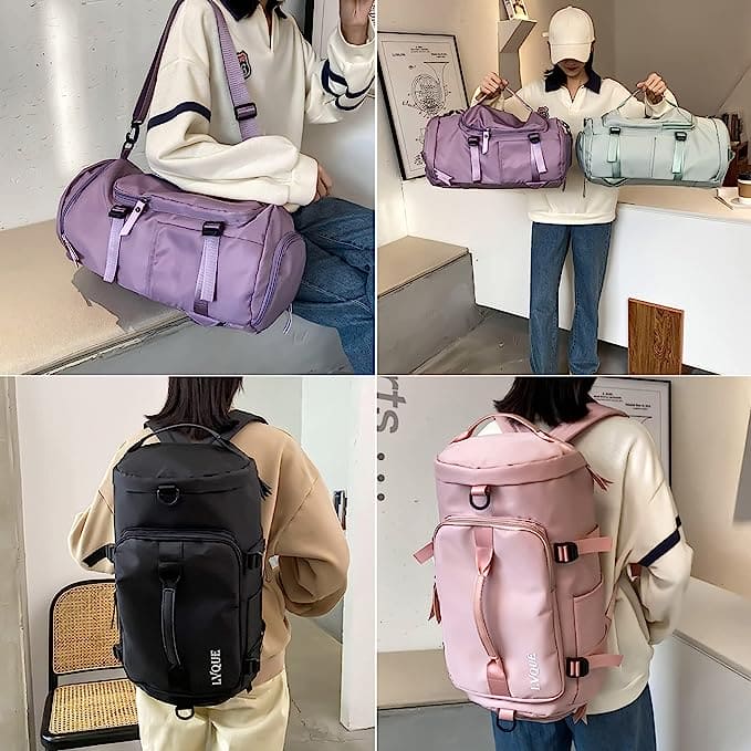 Solo Travel Bag, Multifunctional Travel Bag Pack, Duffle Bag With Shoe Compartment And Wet Pocket, Large Capacity Outdoor Leisure Sports Bag, Travel Backpack For Men And Women, Tote Carry Luggage Bag Solo Travel Bag, Multifunctional Travel Bag Pack, Duffle Bag With Shoe Compartment And Wet Pocket, Large Capacity Outdoor Leisure Sports Bag, Travel Backpack For Men And Women, Tote Carry Luggage Bag
